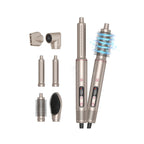 Korons Brosse Soufflante multifonction avec accessoires interchangeables sur fond blanc