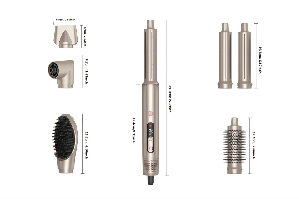 Korons Brosse Soufflante argentée
