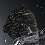 Instrument de rajeunissement de la peau par photons avec design géométrique sur fond sombre