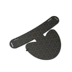 Korons Masque Visage LED noir avec motif géométrique sur fond blanc