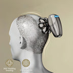 Korons Rasoir Tête Chauve sur une tête de mannequin sur fond beige
