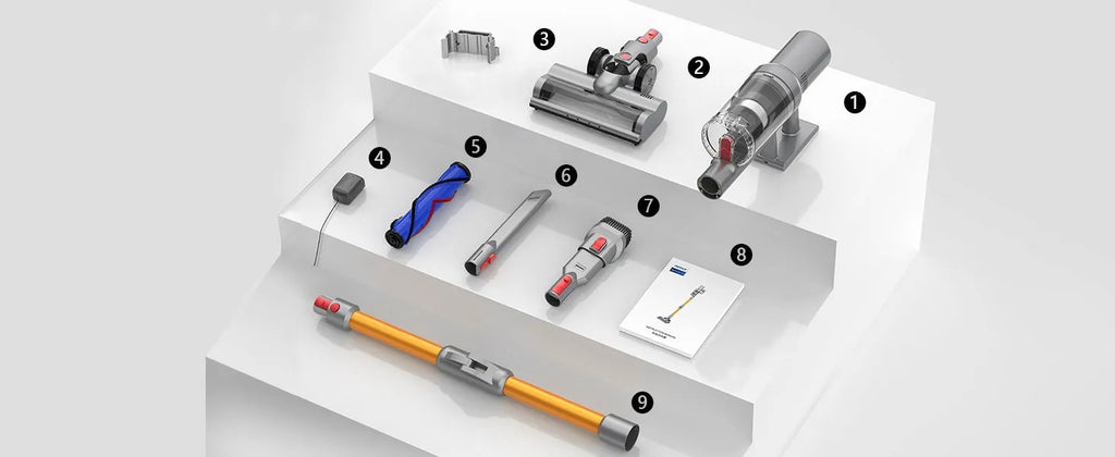 Nexora Aspirateur schéma des pièces et accessoires