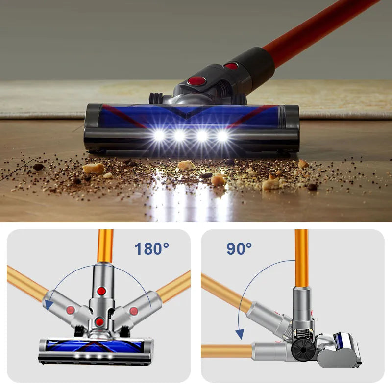 Nexora Aspirateur tête de brosse flexible réglable 90 et 180 degrés