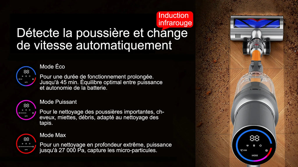 Nexora Aspirateur en usage domestique