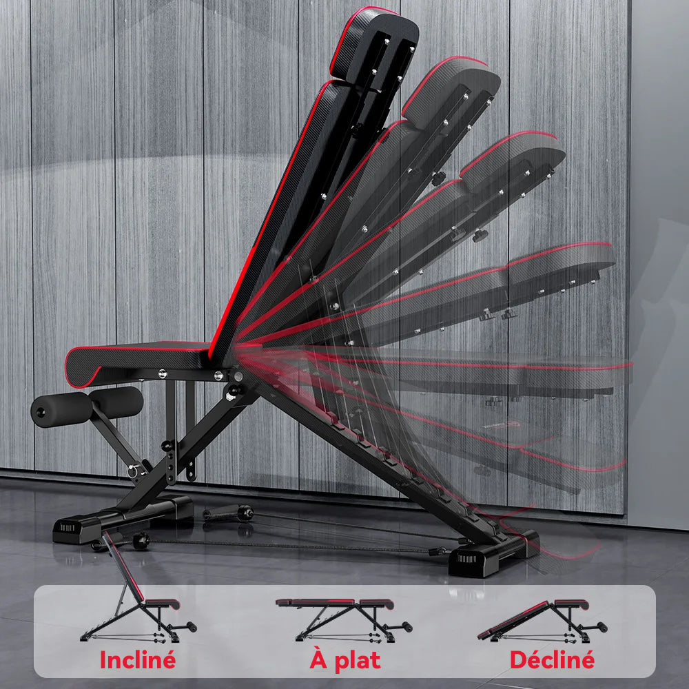 SilvanHome Banc Musculation positions réglables