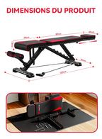 SilvanHome Banc Musculation moments training portait
