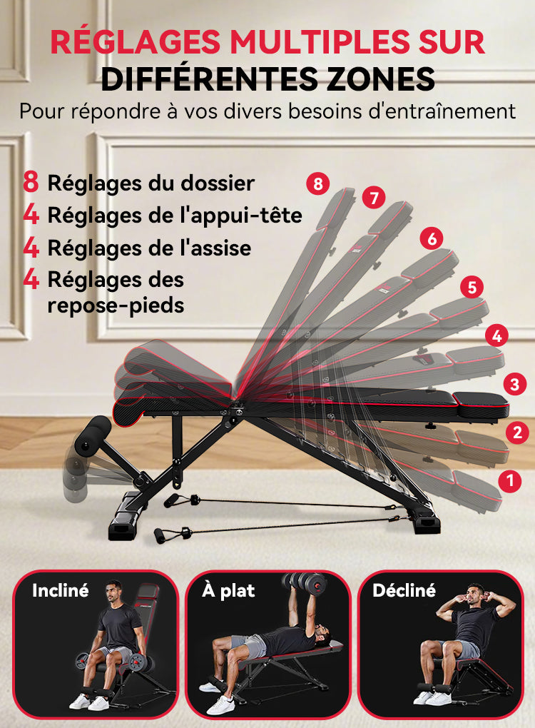 SilvanHome Banc Musculation training portait 1