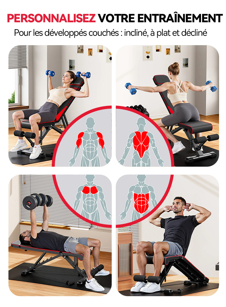 SilvanHome Banc Musculation training portait 2