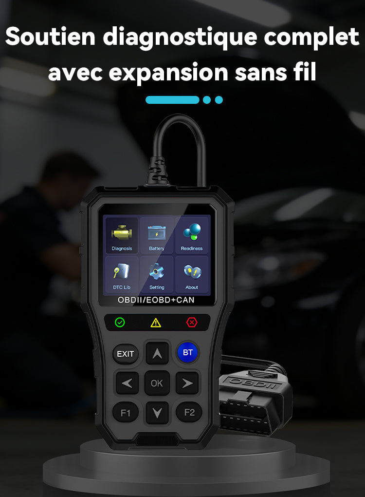 SilvanHome Diagnostic Auto Outil Scanner OBD2 soutien diagnostique 