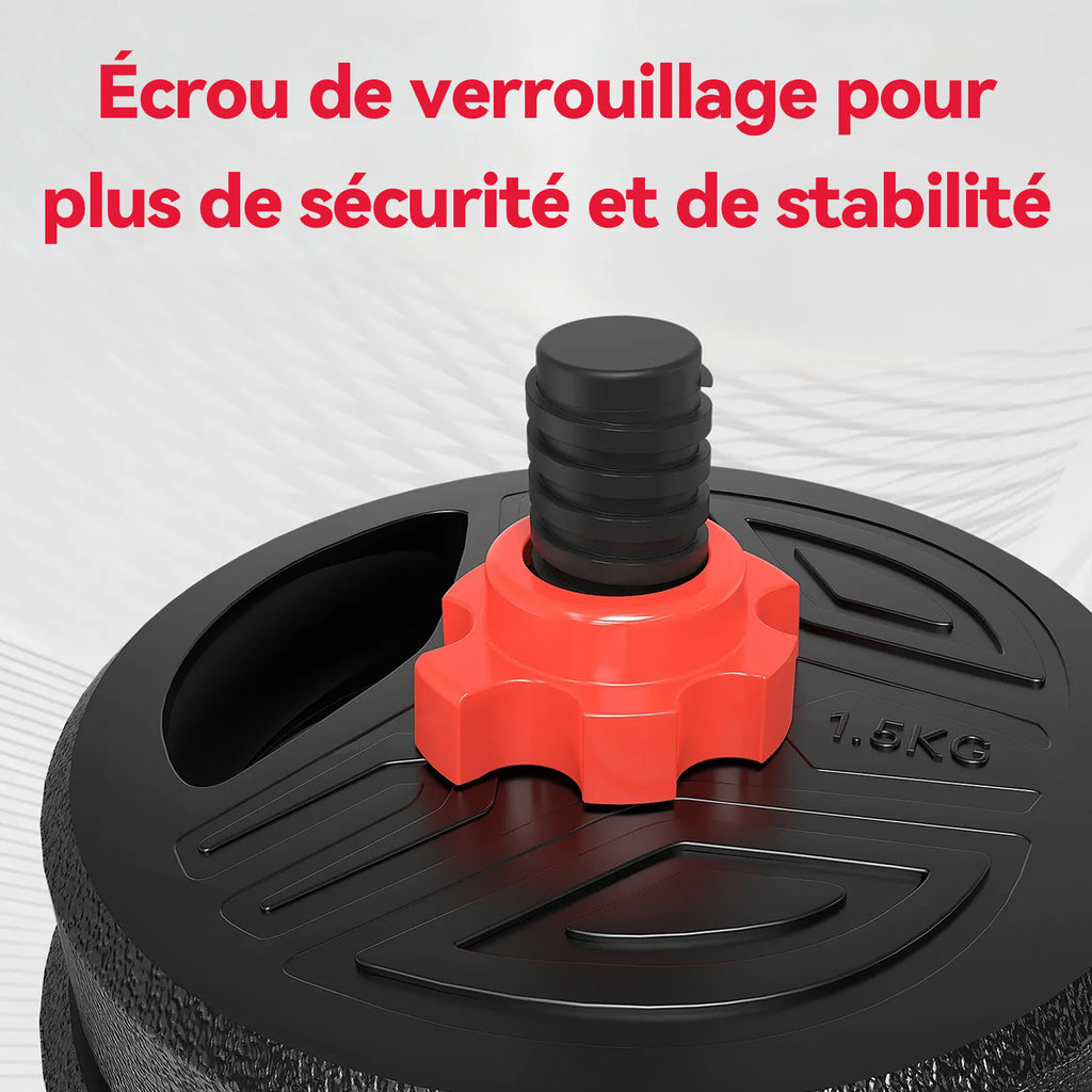 SilvanHome Haltères écrous renforcés