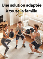 SilvanHome Haltères rangement portait
