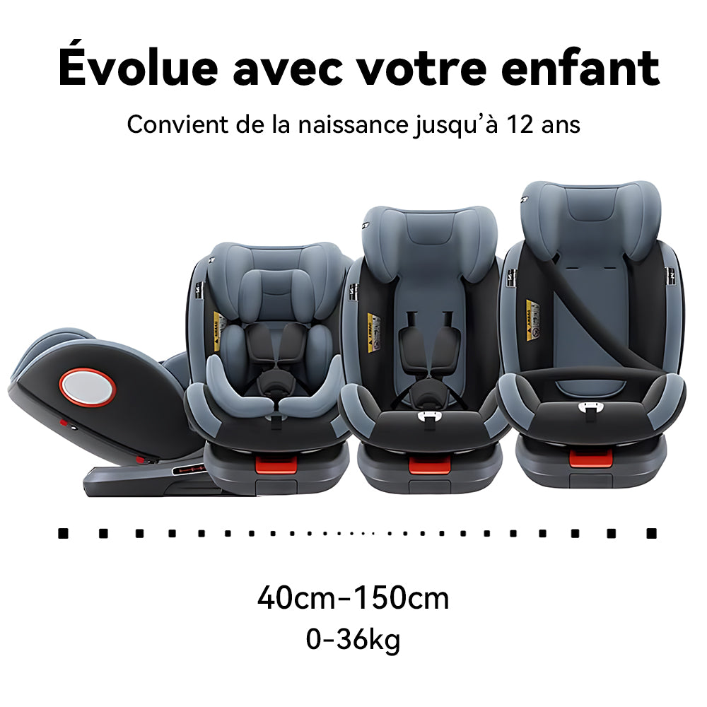 SilvanHome Siège Auto évolutif naissance 12 ans