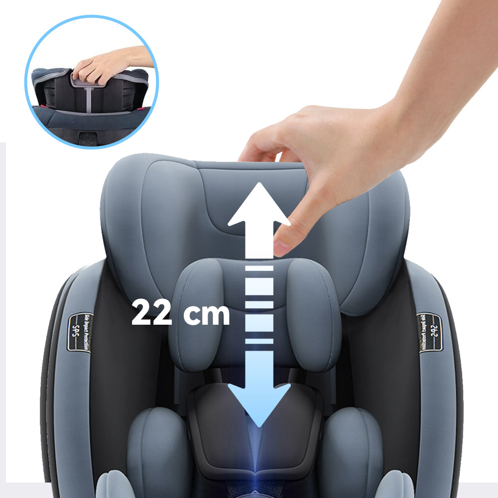 SilvanHome Siège Auto appui-tête réglable