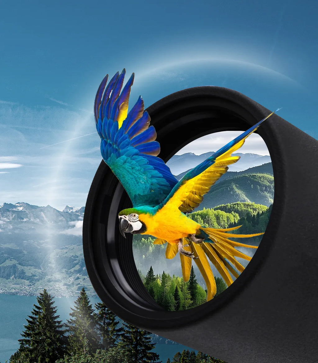 Télescope Bosco HD-7 avec lentille BAK4 entièrement multicouche, comparant la qualité bosco à celle des autres