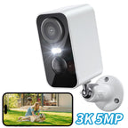SilvanHome Caméra Surveillance - Alimentation par batterie