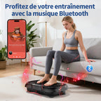 SilvanHome Plateforme Vibrante Bluetooth musique